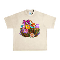 Sandshell Easter Eggs Hamper Urban Heavy Tee - BundleAndBundleShop