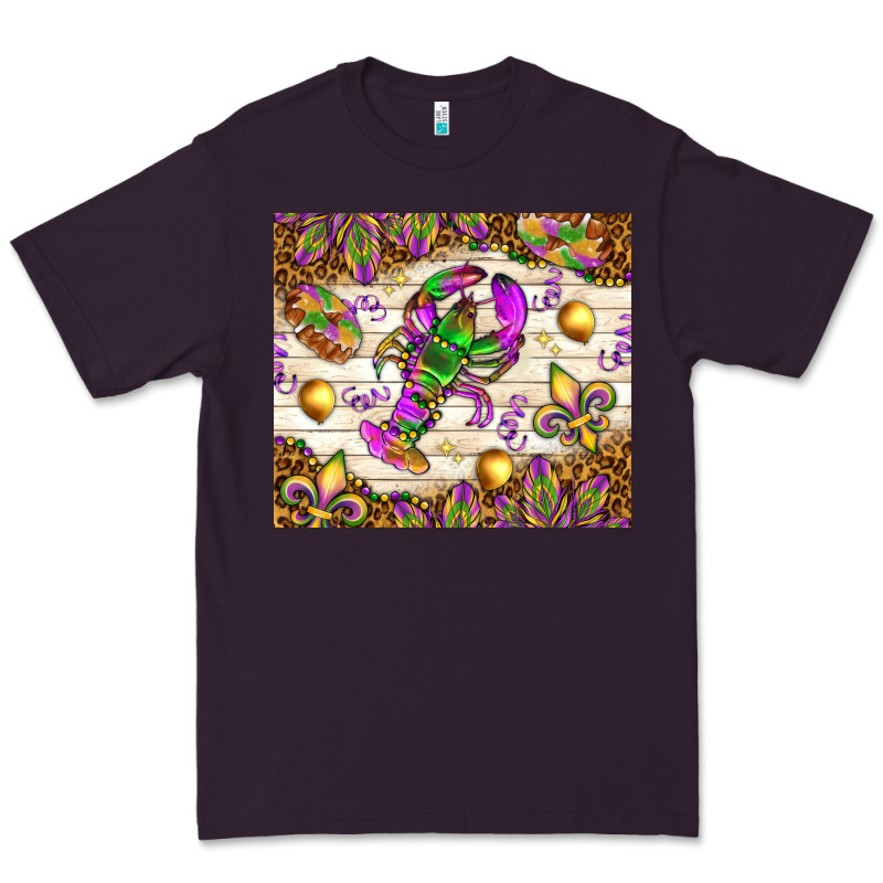 Mardi Gras With Crab Tumbler Premium Tee by HowdyJamesFarm | Teevron