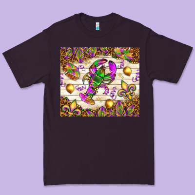 Mardi Gras With Crab Tumbler Premium Tee Designed By Howdyjamesfarm