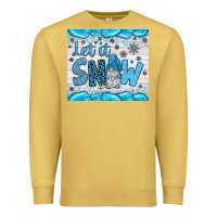 Antique Gold let it snow Premium Sweatshirt - JahusDesignShop