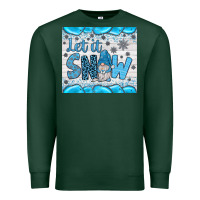 Sports Green let it snow Premium Sweatshirt - JahusDesignShop