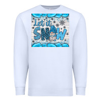 White let it snow Premium Sweatshirt - JahusDesignShop