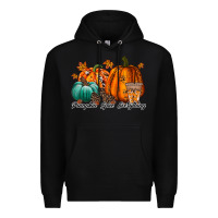 Black pumpkin spice everthing Premium Hoodie - RacoonDesign