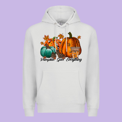 Pumpkin Spice Everthing Premium Hoodie Designed By Racoondesign
