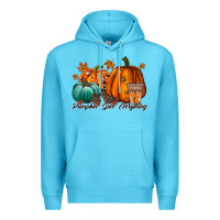 Ocean Blue pumpkin spice everthing Premium Hoodie - RacoonDesign
