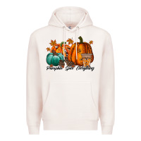 Pale Pink pumpkin spice everthing Premium Hoodie - RacoonDesign