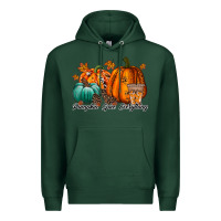 Sports Green pumpkin spice everthing Premium Hoodie - RacoonDesign