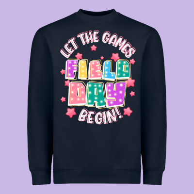 Field Day Let The Games Begin Heavyweight Sweatshirt Designed By Jahusdesignshop