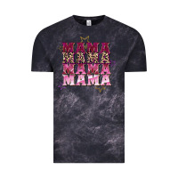 Cloud Black Mama mama mama mama Mother's Day Vintage Tee - FaDigitalArtStudio