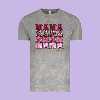 Mama Mama Mama Mama Mother's Day Vintage Tee Designed By Fadigitalartstudio