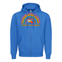 True Royal back to school rainbow teach love inspire Zipper Hoodie - AdoDesignShop