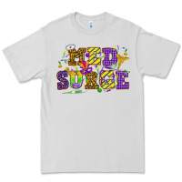 Dove Grey Mardi Gras Med Surge Premium Tee - HowdyJamesFarm