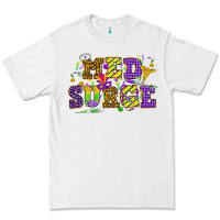 White Mardi Gras Med Surge Premium Tee - HowdyJamesFarm