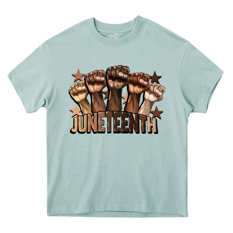 Melanin Juneteenth Heavy Core Tee by CowGirlArtShop | Teevron