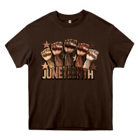 Chocolate Brown melanin juneteenth Heavy Core Tee - CowGirlArtShop