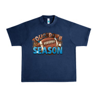 Navy touchdown season Urban Heavy Tee - FaDigitalArtStudio