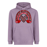 Lavender valentines heart rainbow Heavyweight Hoodie - JahusDesignShop