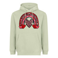 Matcha valentines heart rainbow Heavyweight Hoodie - JahusDesignShop