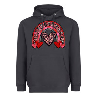Smoke valentines heart rainbow Heavyweight Hoodie - JahusDesignShop