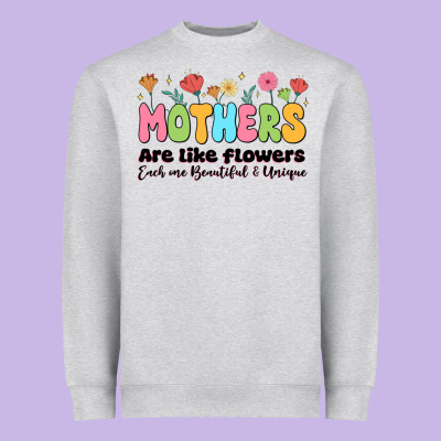 Mothers Are Like Flowers Heavyweight Sweatshirt Designed By Jahusdesignshop