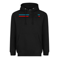 Black bike stripes Heavyweight Hoodie - artisFamous