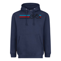 Navy bike stripes Heavyweight Hoodie - artisFamous