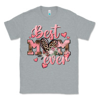 Heather Grey Best mom ever Mother's Day Classic Tee - CowGirlArtShop