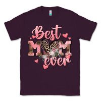 Plum Best mom ever Mother's Day Classic Tee - CowGirlArtShop