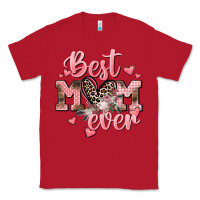 Red Best mom ever Mother's Day Classic Tee - CowGirlArtShop