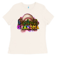 Bone baseball grandma Ladies Tee - OliviaCreatesArt