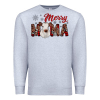 Heather Grey merry mama Premium Sweatshirt - JahusDesignShop