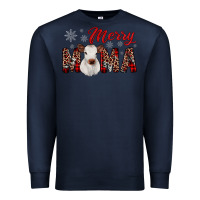 Navy merry mama Premium Sweatshirt - JahusDesignShop