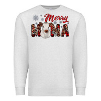 Oatmeal Heather merry mama Premium Sweatshirt - JahusDesignShop
