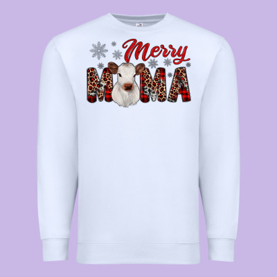 Merry Mama Premium Sweatshirt Designed By Jahusdesignshop