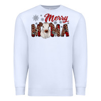 White merry mama Premium Sweatshirt - JahusDesignShop