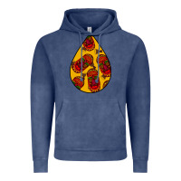 Vintage Denim african masks teardrop  5 Vintage Hoodie - BundleAndBundleShop