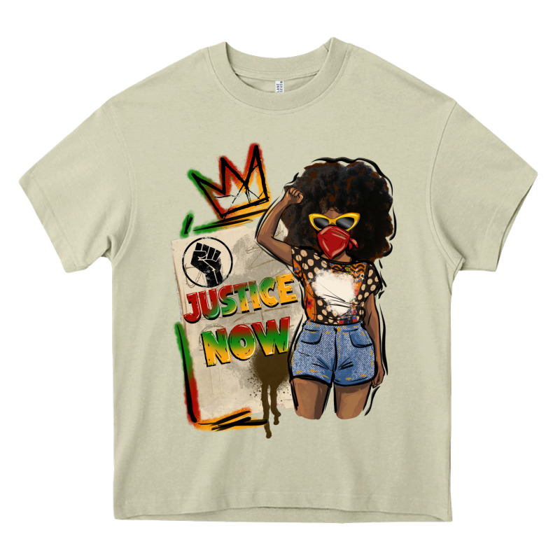 Juneteenth Justice Now Heavy Core Tee by CowGirlArtShop | Teevron
