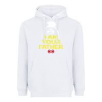 White i am your father darth vader for dark Heavyweight Hoodie - artisFamous