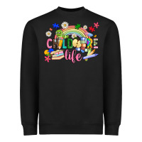Black childcare life Heavyweight Sweatshirt - JahusDesignShop