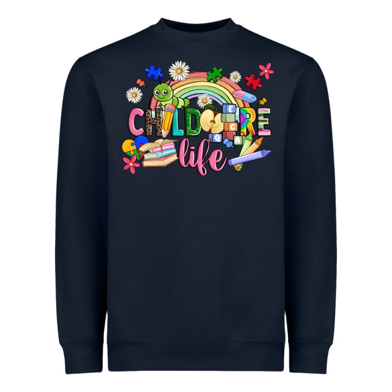 Childcare Life Heavyweight Sweatshirt by JahusDesignShop | Teevron