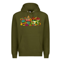 Army Green mexico drink Premium Hoodie - RacoonDesign