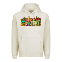 Oatmeal Heather mexico drink Premium Hoodie - RacoonDesign