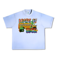 Grape Ice Loads of luck with school bus St. Patrick's Day Urban Heavy Tee - FaDigitalArtStudio