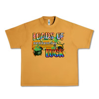 Peanut Butter Loads of luck with school bus St. Patrick's Day Urban Heavy Tee - FaDigitalArtStudio