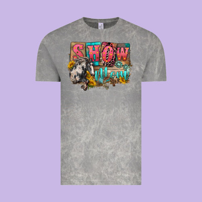 Show Mom Horse Mother's Day Vintage Tee Designed By Fadigitalartstudio
