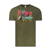 Vintage Olive Show mom horse Mother's Day Vintage Tee - FaDigitalArtStudio