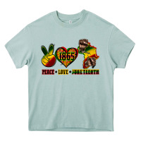 Arona peace love juneteenth Heavy Core Tee - CowGirlArtShop