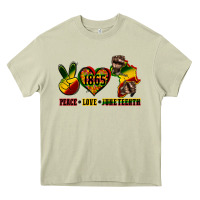 Mossy peace love juneteenth Heavy Core Tee - CowGirlArtShop