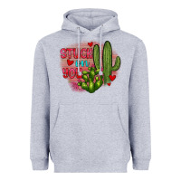 Heather Grey stuck on you cactus Heavyweight Hoodie - JahusDesignShop