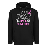 Black oh snip it's a girls trip for dark Heavyweight Hoodie - artisFamous